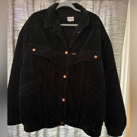 Women’s Wrangler 80's corduroy sherpa Jacket - Picture 1 of 4